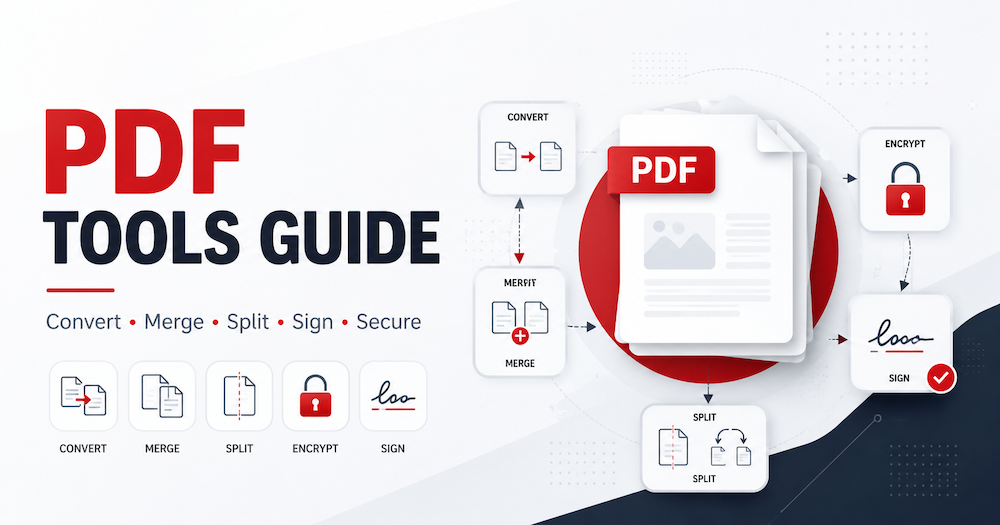 PDF 工具大全：格式转换、拆分合并、加密签名